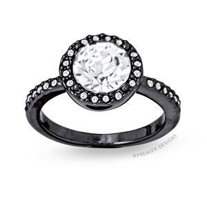 Premier Designs Midnight Ring size 7 never worn display only